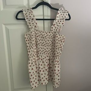 Smocked Babydoll Tank